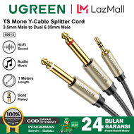 UGREEN Kabel Audio Aux Splitter Jack 3.5MM To Dual 6.5mm TRS Stereo