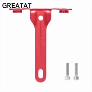 GREATAT CO2 Cartridge Holder, Aluminum Alloy Red Bicycle CO2 Cartridge Mount, Durable Lightweight In