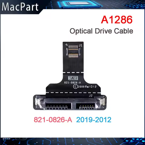 Original DVD Connector Optical Drive Cable 821-0826-A For Macbook Pro 15" A1286 2009 2010 2111 2012 