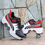 GRATIS Helm Deker ! Sepatu Roda Casual  Skate / Kick Roller Shoes Impor Viral