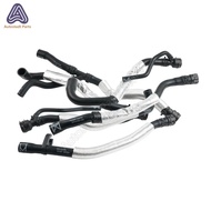 2PCS Engine Heating Coolant Water Pipe Hose 1K0122073FS 1KD122157A 1K0122157HH 5N0122157AG 5N0122073