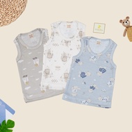 Winteku SINGLET Print Cute Bear Boy 2 - Cute Bear Boy 2 SINGLET Top