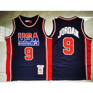 IDAWN7 Dream one Team New Men Chicago Bulls #   Michael MN Embroidered Basketball Jersey, Black