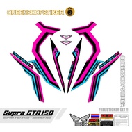 SUPRA STRIPING GTR 150 MOTIF 35 SUPRA VARIATION STRIPING/ GTR VARIATION MOTORCYCLE STICKER/ SUPRA ST