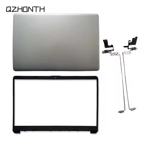 New For HP 15-DW 15S-DU 15S-DY 15-DW0025CL LCD Back Cover + Bezel + Hinges 15.6" Silver L52012-001