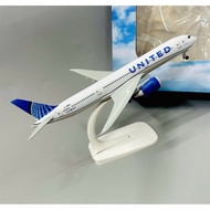 Boeing B787-9 United Airlines Airlines High Quality Beautiful Glossy Metal 1/400 Scale Fullbox