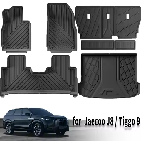 for Jaecoo J8 Chery Tiggo 9 Waterproof TPE Car Mats 3D Laser Scanning Perfect Fit Odorless Accessori