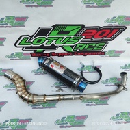 Red CarbonLEO RL EKZOS Y15ZR EX5 WAVE 100/125 DASH 110/125 LC135 BONUS SYM PIPE INLET 51mm
