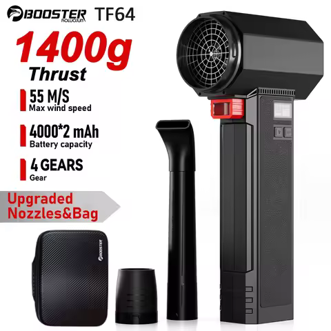Booster TF64 Air Blower Powerful Handheld Turbo Fan 64MM Brushless Motor 1400G Thrust 750W Highpower
