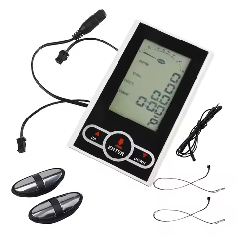 Exercise Bike Monitor Speedometer Stationary Bike Elliptical Trainer Display For Fitness Bikes Cardi