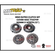 HINO DUTRO CLUTCH SET COVER+DISC TY617119 - 300MM X 14TEETH (12'')