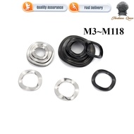 [QM1] 304 Stainless Steel Metal Round Spring Washer Wave Washer Wave-Shaped Spring Bearing Washer M3