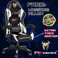 TOP GAMER Furnimall Ergonomics Gaming chair backrest reclining Office chair Racing chair Gamer chair