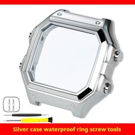 For Casio AE1200 case mod kit Modified metal 3299 AE-1200 AE-1300 bezel glass strap ring stainless s