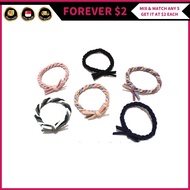 (FOREVER $2) 10 Pcs Korean Version Fashion Hair Accessories Women Rubber Band Hair tie Elastic Ponyt