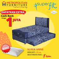 Springbed COMFORTA SUPERFIT Twin 2in1 Full Set / Kasur / Spring bed / Matras / Mattress