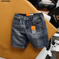 SAwetewqew [HẾN STORE MENSWEAR] Quần short jean nam form slim Heboz 094 quần đùi nam chất vải denim 