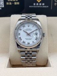 [SOLD OUT]二手 USED  ROLEX 勞力士 DATEJUST 116234 白色 約2008年 淨錶 WATCH ONLY