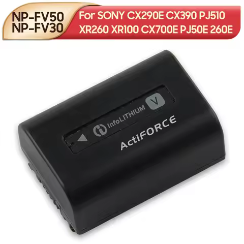 Original Camera Battery NP-FV50 NP-FV30 For SONY CX290E CX390 PJ510 XR260 XR100