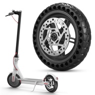 [Lixada SG Mall] Electric Scooter Rear Tire with Wheel Hub Disc Brake Set 8.5 inches Solid Electric Scooter Wheel Replacement for Xiaomi M365 Electric Scooter Spare Parts