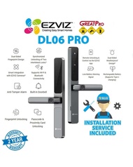 EZVIZ DL06 Pro Dual Fingerprint Door Lock = GREATPRO