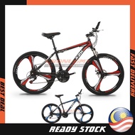 XZK 26" MTB 21 Speeds with Magnesium Sport Rim Mountain Bike Bicycle Basikal 26 Inci NB260167-BC Basikal Budak Remaja