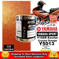 [ Exciter Crystal Yellow Y5012 ] Yamaha Y15ZR Cover Set Paint CW Aikka Aerosol Spray Gun 0.5L & 1L D