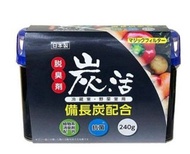獅子化學 炭活 備長炭配合 冰箱除臭劑 240g (Barcoe: 4900480227606)