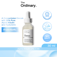 The Ordinary Alpha Arbutin 2% + HA Concentrated Serum ลดเลือนจุดด่างดำ  ผิวเนียนนุ่ม 30ml