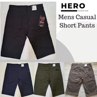 HERO Mens Casual Short Pants / Seluar Pendek Lelaki Kain Getah / 男装休闲短裤弹力面料 (501)