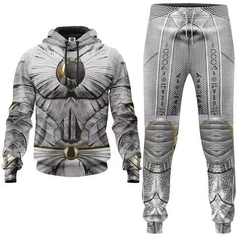 Marc Cosplay Spector Costume Men Hoodie Pants Movie Moon Cosplay Knight Male Superhero Roleplay Fant