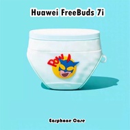 【Hot sale】For Huawei FreeBuds 7i Case Simulated Cartoon Soft Silicone Earphone Case Casing NO.2