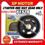 100% ORIGINAL ESPADA Y15ZR Y15 ZR Y15 STARTER ONE WAY STARTER GEAR WITH COPPER BUSH BLACK HITAM GEAR