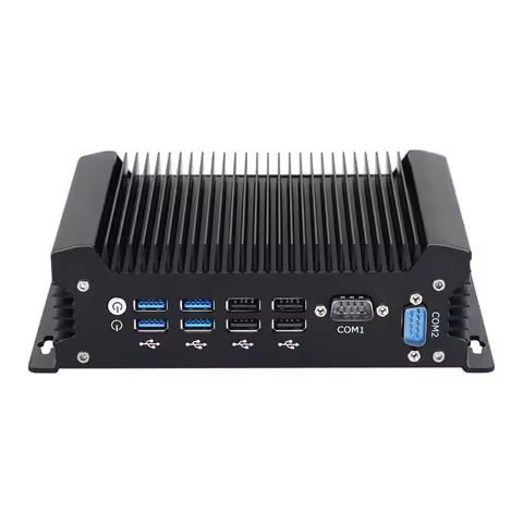 IPC Fanless Industrial IoT Mini PC i5-1235U i5-1335U DDR5 2x LAN 2x COM RS232 8x USB Support 4G LTE 