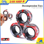 Magnetic Rings Fidget Toy Set Fidget Magnets Spinner Rings Fidget Pack Great Toy