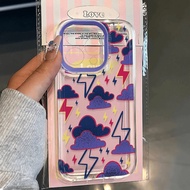 Softcase Lightning storm Motif Redmi clear Transparent Anti-slip original Redmi Note 14 pro A5 poco 