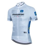 Giro d'Italia ทีมขี่เสื้อฤดูร้อนระบายอากาศผู้ชายขี่จักรยานสวม 2023 จักรยานเสือภูเขาเสื้อขี่จักรยานแขนสั้นแห้งเร็วขี่ด้านบน