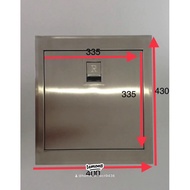 Riben Stainless Steel Grade 304 Condo Rubbish Chute with Decor Door Bundle Sale $600.(Usual $650).40cm x 43cm chute size