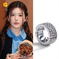 CREAMCANVAS​ 2/4/6pcs/set Silver Round Hairclasp, Y2K Hair Braiding Hair Braid Tubes, Performance Ma