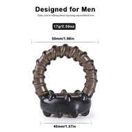 Silicone Long lasting Penis Ring Delay Ejaculation Elastic Cincin Zakar  Reusable Cock_Ring For Man