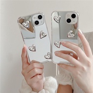 Beautiful Mirror Glass Case for iphone X Xs Xr 11 12 13 Pro Max 14 FJ55 EQ34