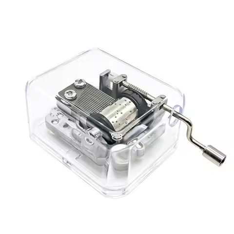 Music Box Hand Crank Birthday Chrismas Gifts for Kids Child Creative Crafts 1pc Song Random