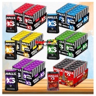 13.8g x12pcs (1box) Halls XS Sugar Free Candy [Blueberry/Honey Lemon/Watermelon/Mentholyptus/Lime][O