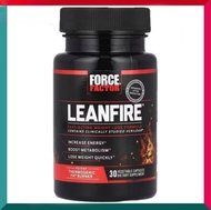 FORCE FACTOR - 特強燒脂配方30粒素食膠囊 男女燃脂控制體重 新陳代謝 肚腩 拜拜肉 副乳 贅肉 雙下巴 粗肥大 (茶氨酸 綠咖啡豆 無水咖啡因 辣椒素 綠茶素 左旋肉鹼) 平行進口 (