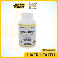 California Gold Nutrition, Silymarin Complex Milk Thistle Extract Plus, Liver Health 300mg, 120 Caps
