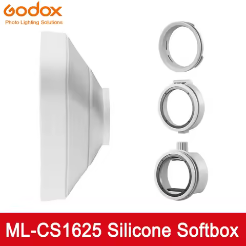 Godox ML-CD15/Godox ML-CS1625 Silicone Diffuser Ball Gel Dome Kit Soft box for ML60 V1 V850III V860I