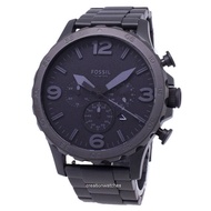 [Creationwatches] Fossil Nate Chronograph Black Dial Black Ion-plated JR1401 Men’s Watch
