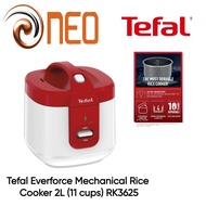 Tefal RK3625 Everforce Mechanical Rice Cooker 2L (11 cups) - 2 YEARS WARRANTY