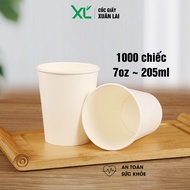 1000 paper drinking cups 7oz 210ml disposable drinking cups