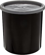 Cambro CP27 2.7 qt Capacity, 6-3/4" Height, Black Plastic Solid Crock